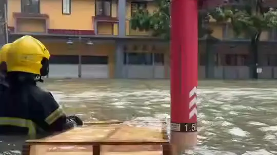 "The typhoon passed and it was scary, the high buildings shook a lot"