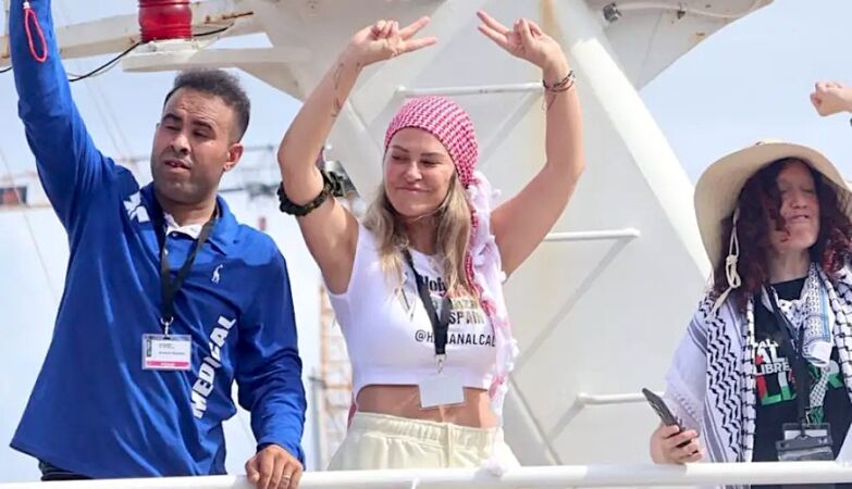 Barbie Gaza says there were no violations on October 7th. You have Mortágua in the flotilha