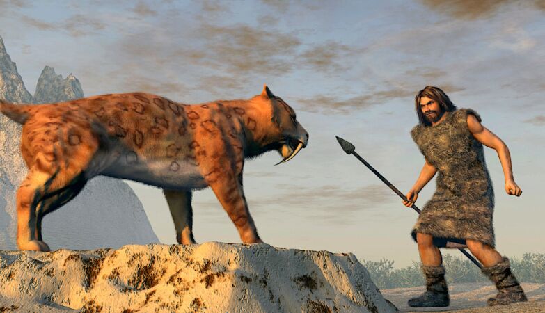 Banquet for Leopards. Our ancestors were more stuck than predators