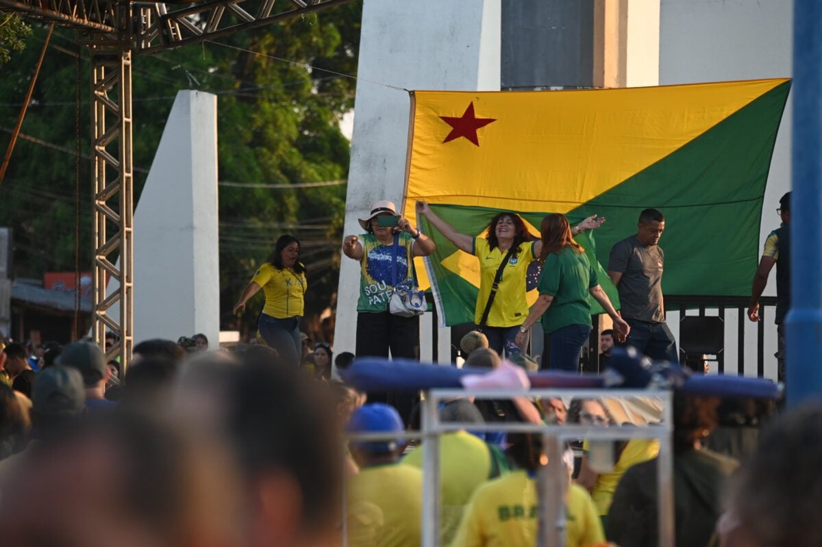 Act “React Brazil” takes Bolsonaro supporters to the streets of Rio Branco on September 7; See photos