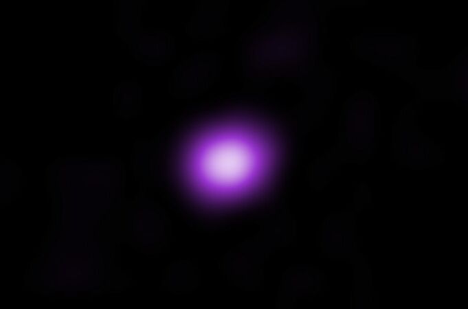 Discovered black hole with explosive growth in the early days of the universe