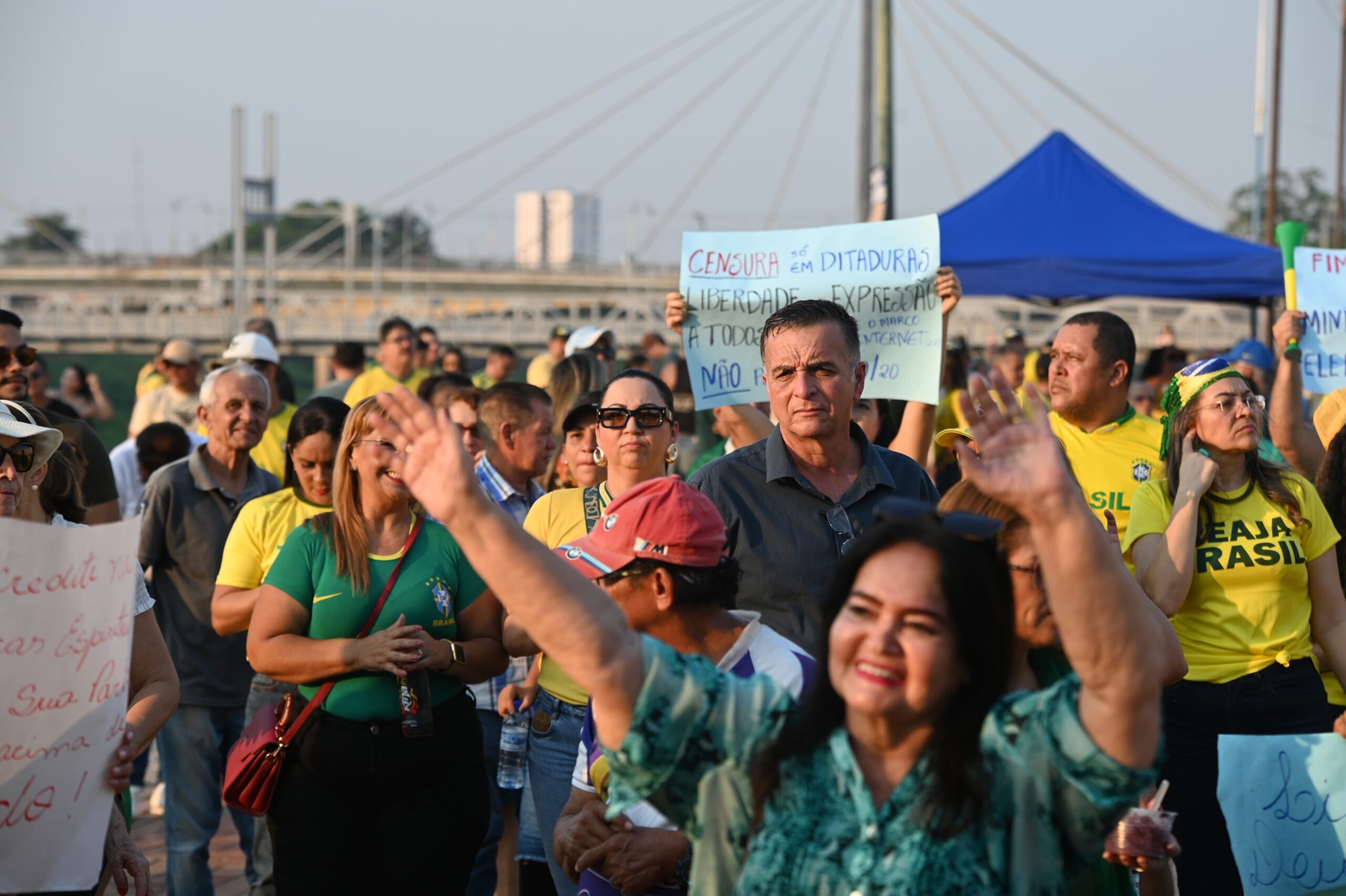 Act “React Brazil” takes Bolsonaro supporters to the streets of Rio Branco on September 7; See photos