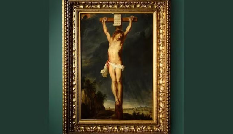 No one knew of “Christ on the cross” 400 years ago - it was in a mansion in Paris