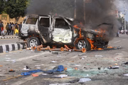 Thousands of protesters stormed the Federal Parliament building in Catmandu, in the capital, and caused fires at the site