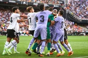 Widespread fight in the match between Real Madrid x Valencia for the Spanish Championship