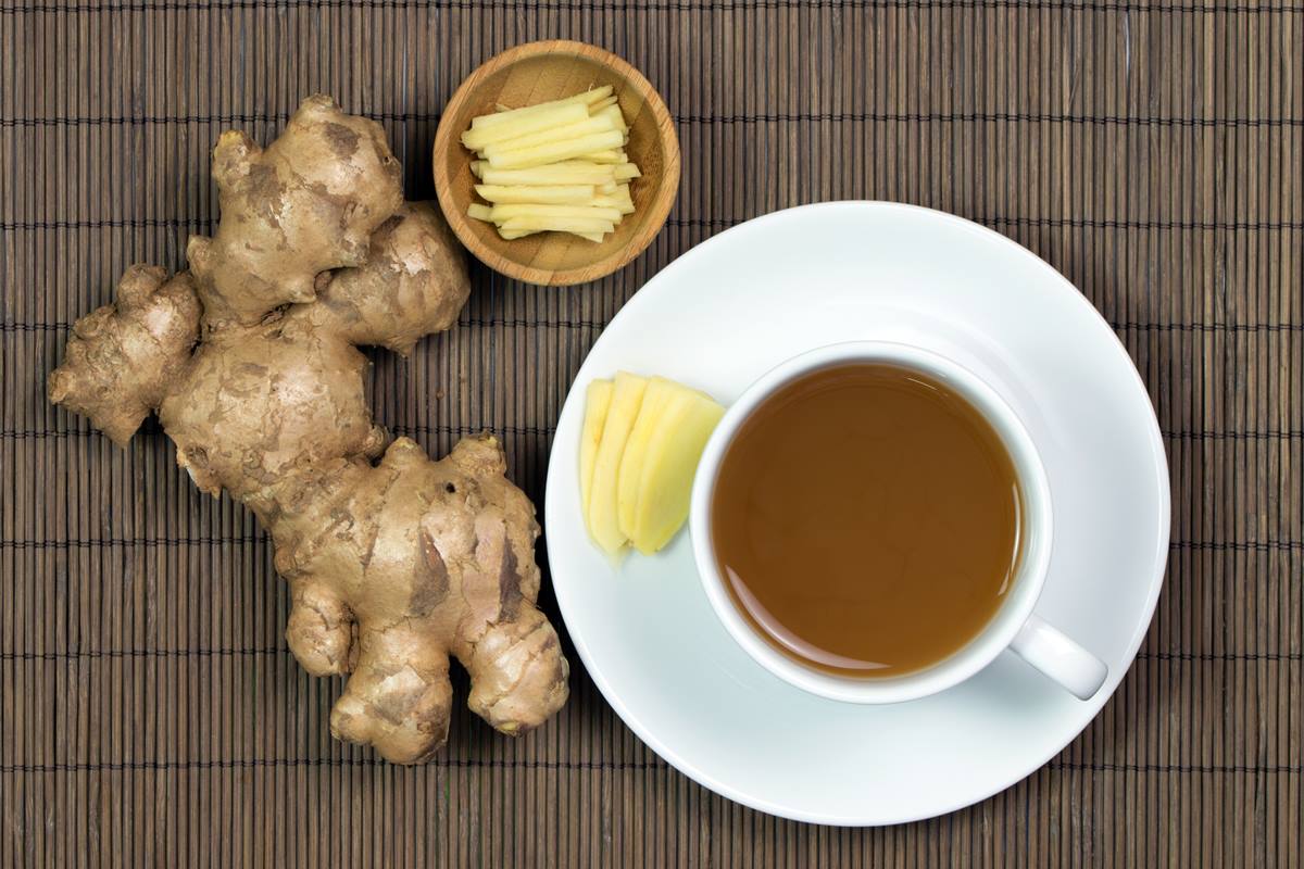 Ginger tea helps you lose weight and prevent disease in the heart