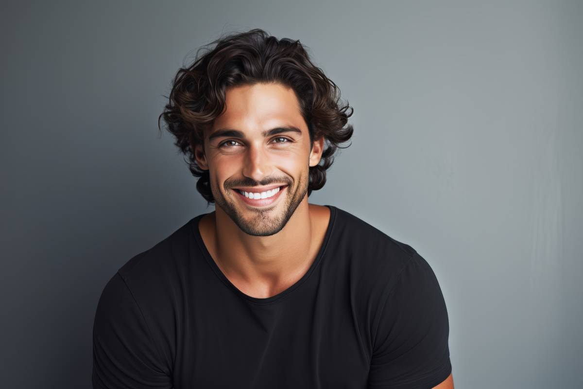 Smiling man