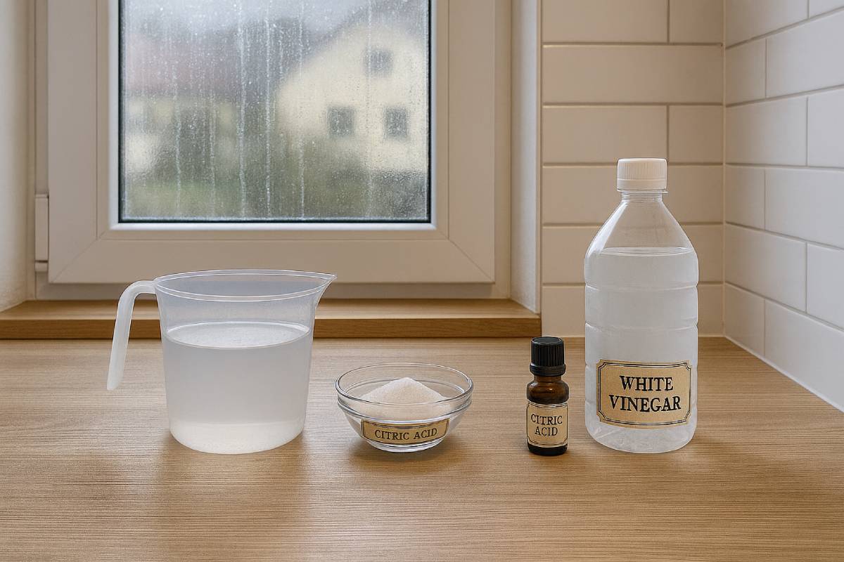 Clean the glass with the halos