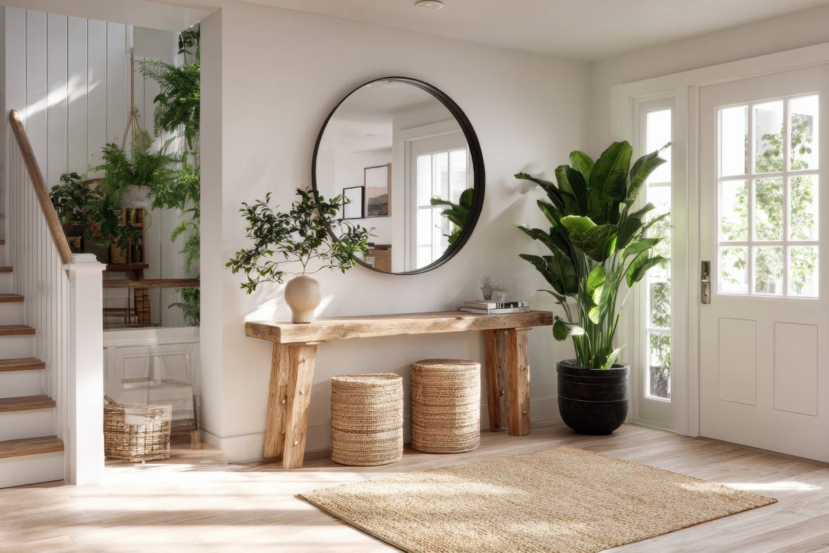 Low cost ideas to renew the entrance 