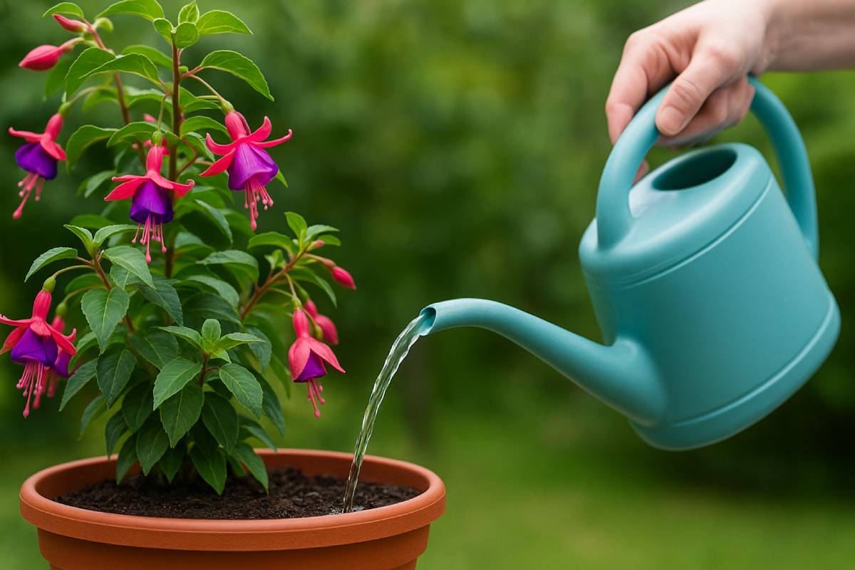 How to treat fuchsia to preserve its flower waterfall
