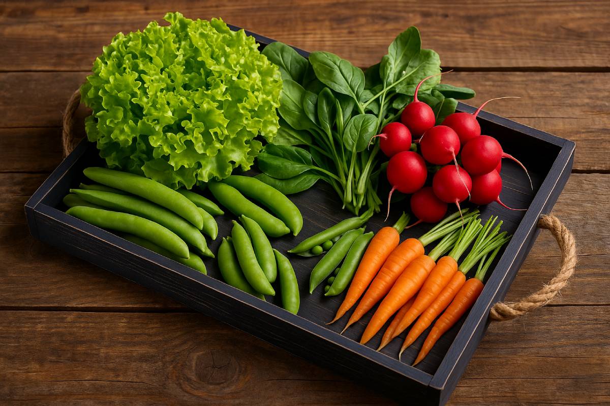 September vegetable garden and the 5 vegetables that sowed now grow immediately