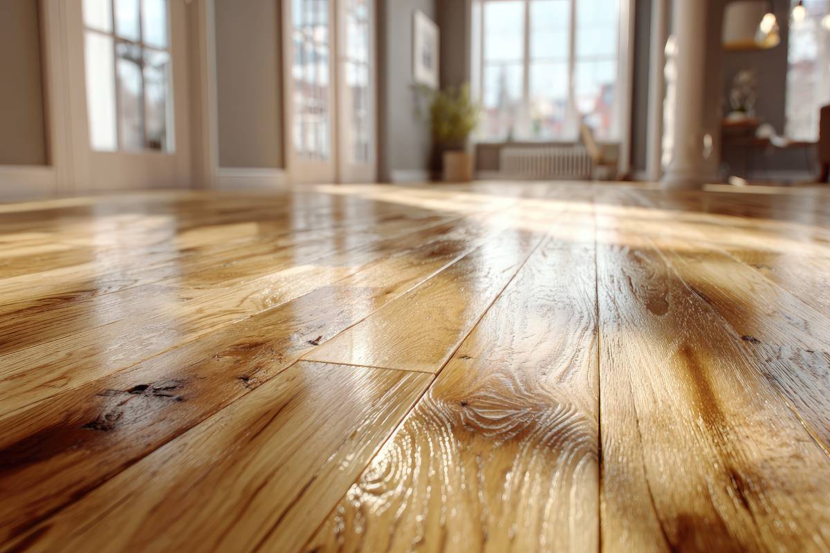 The natural mixture that cleanses the parquet