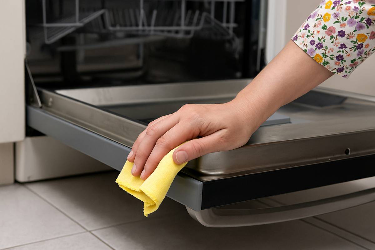 Treat the dishwasher before the wet months