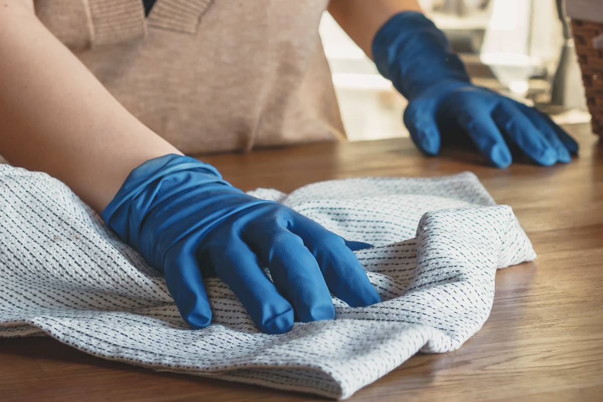 In 15 minutes you clean the house without stress