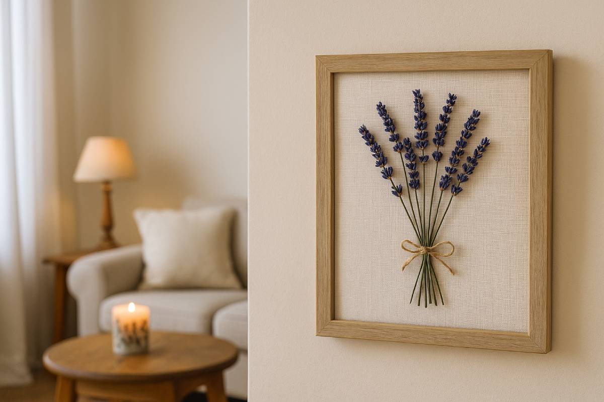 Lavender and home decorations