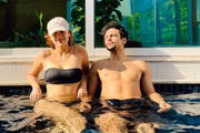 Sophia Abrahão and Sérgio Malheiros