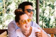 Sophia Abrahão and Sérgio Malheiros