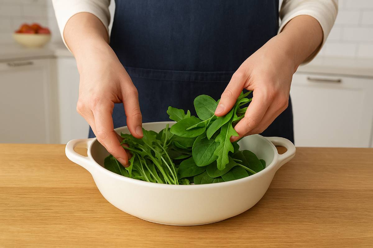 How rocket and spinach are sown to obtain continuous crops