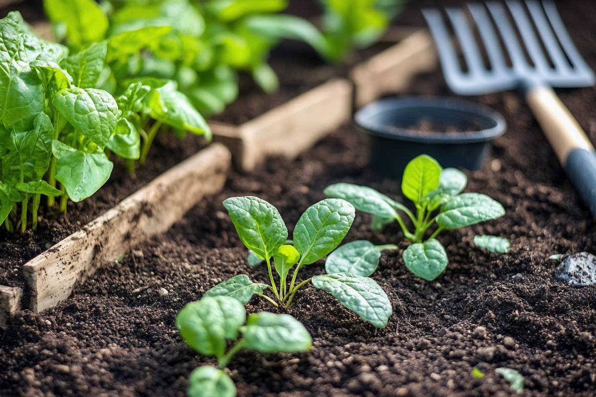 Cultivation spinach and rocket