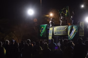 Supporters make vigil for Bolsonaro