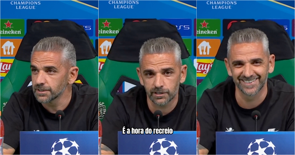 Alarm fires in the conference of Rui Borges… “Recreation Time!”