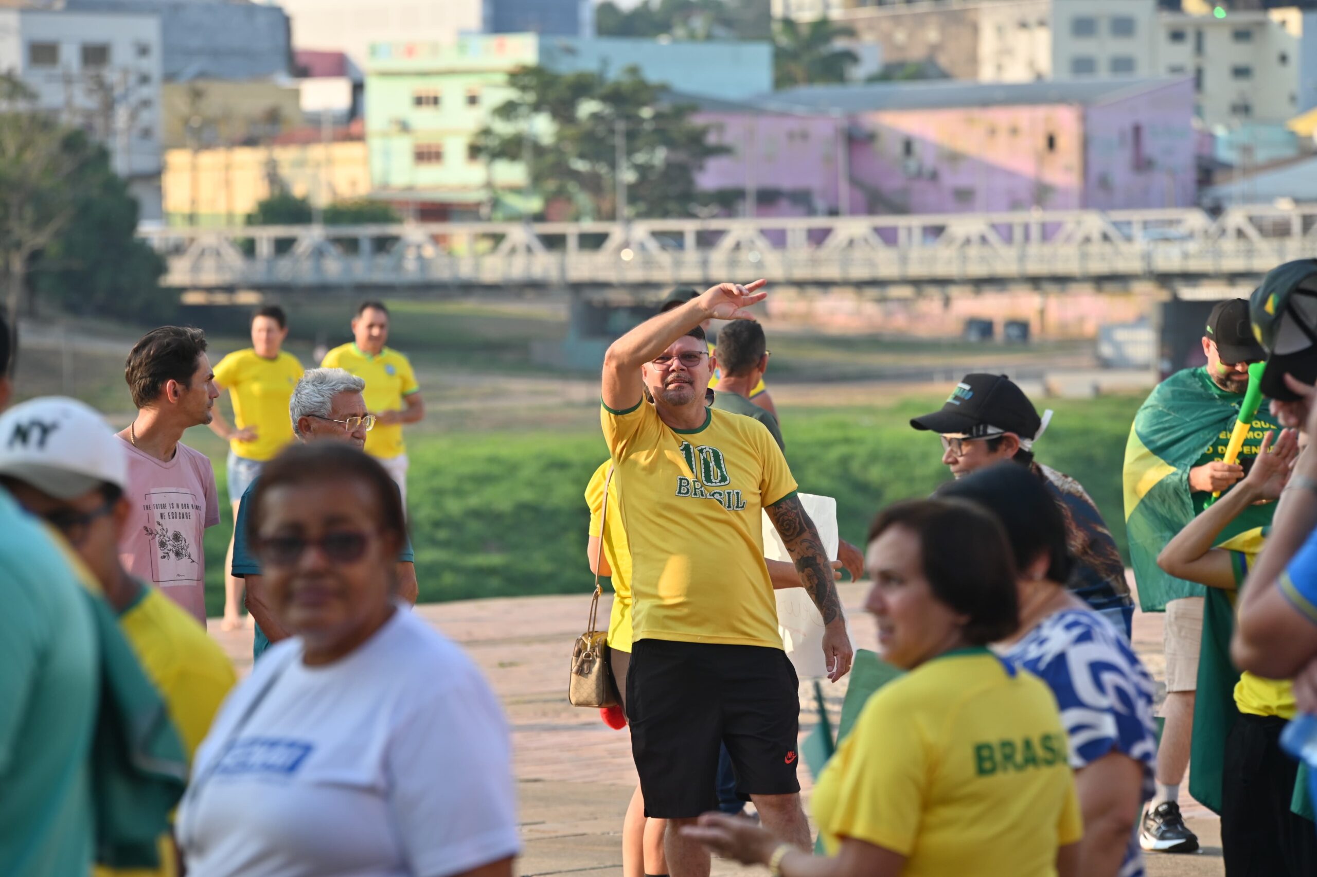 Act “React Brazil” takes Bolsonaro supporters to the streets of Rio Branco on September 7; See photos