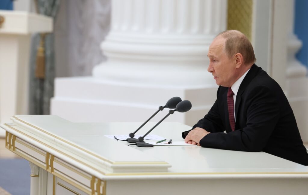 Putin blames the West for triggering the war in Ukraine