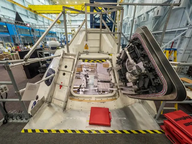 A Orion model at the Johnson Space Center in Houston