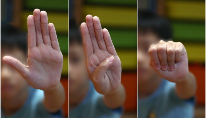 “Sign of help” with the hand of women in the supermarket led to prison for domestic violence