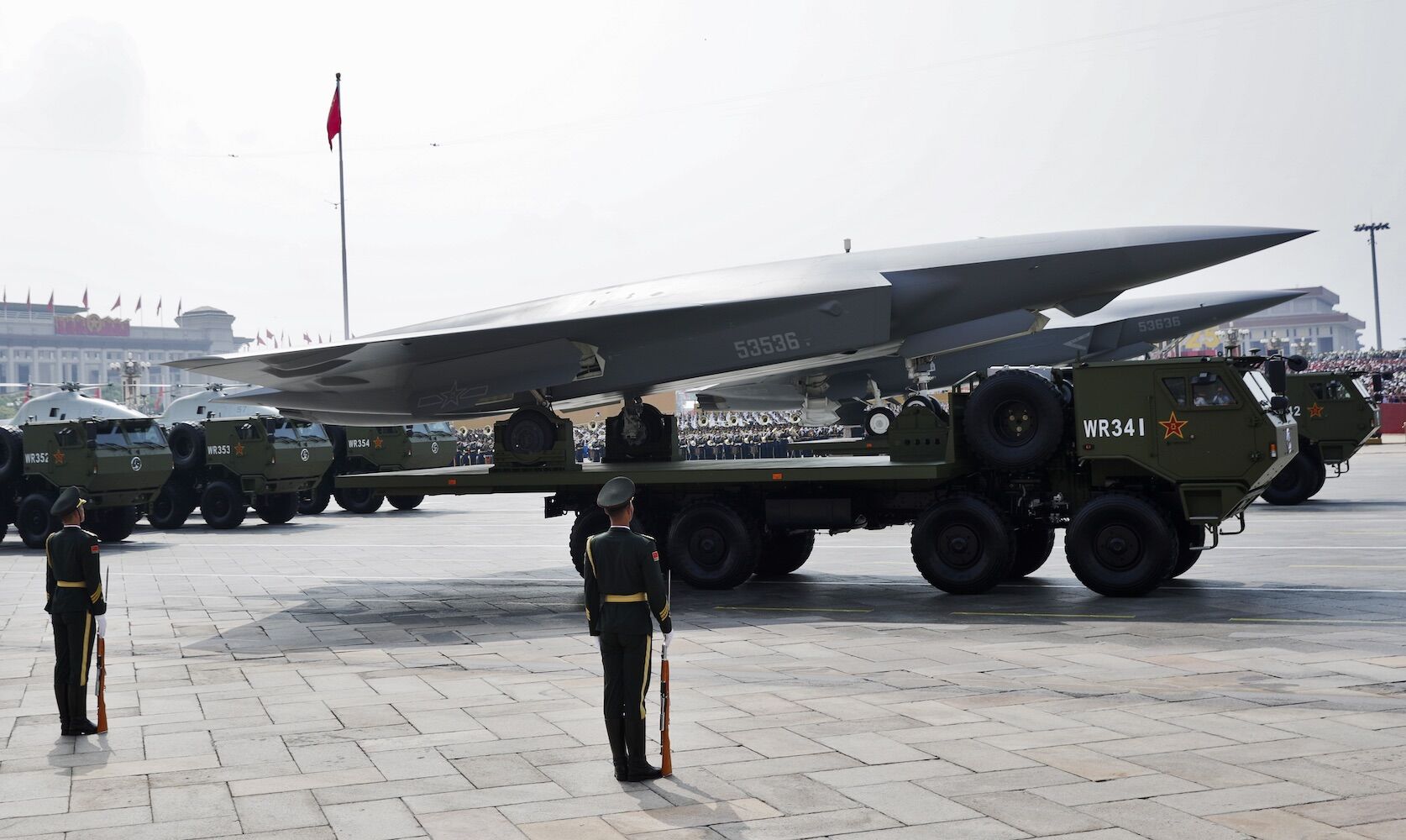 China showed to the world its three nuclear claws