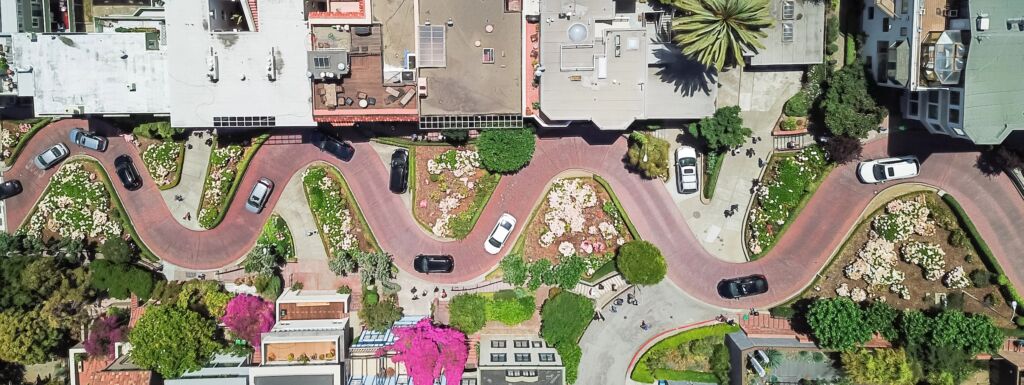 The most bizarre roads in the world are true roller coasters