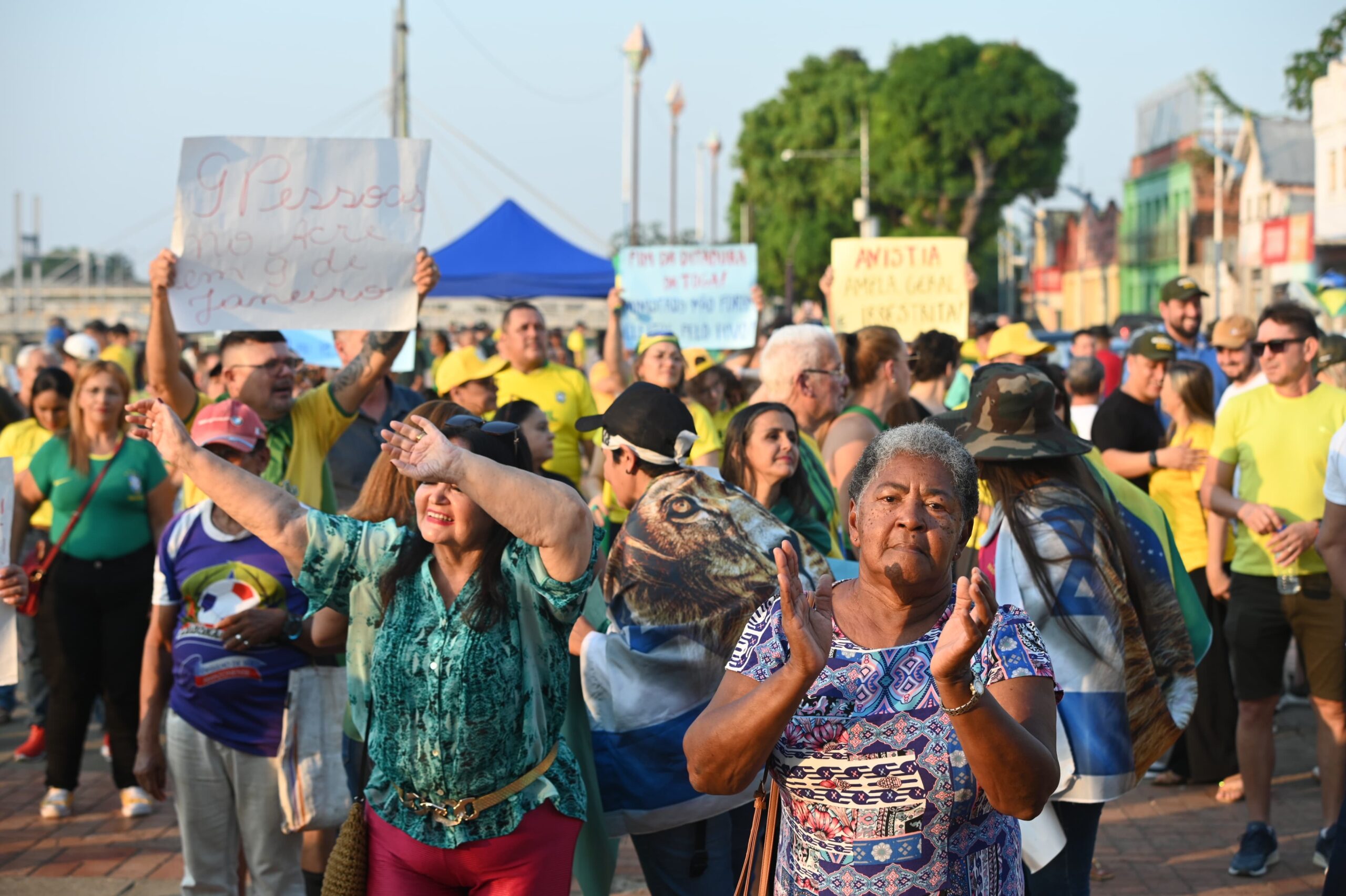 Act “React Brazil” takes Bolsonaro supporters to the streets of Rio Branco on September 7; See photos