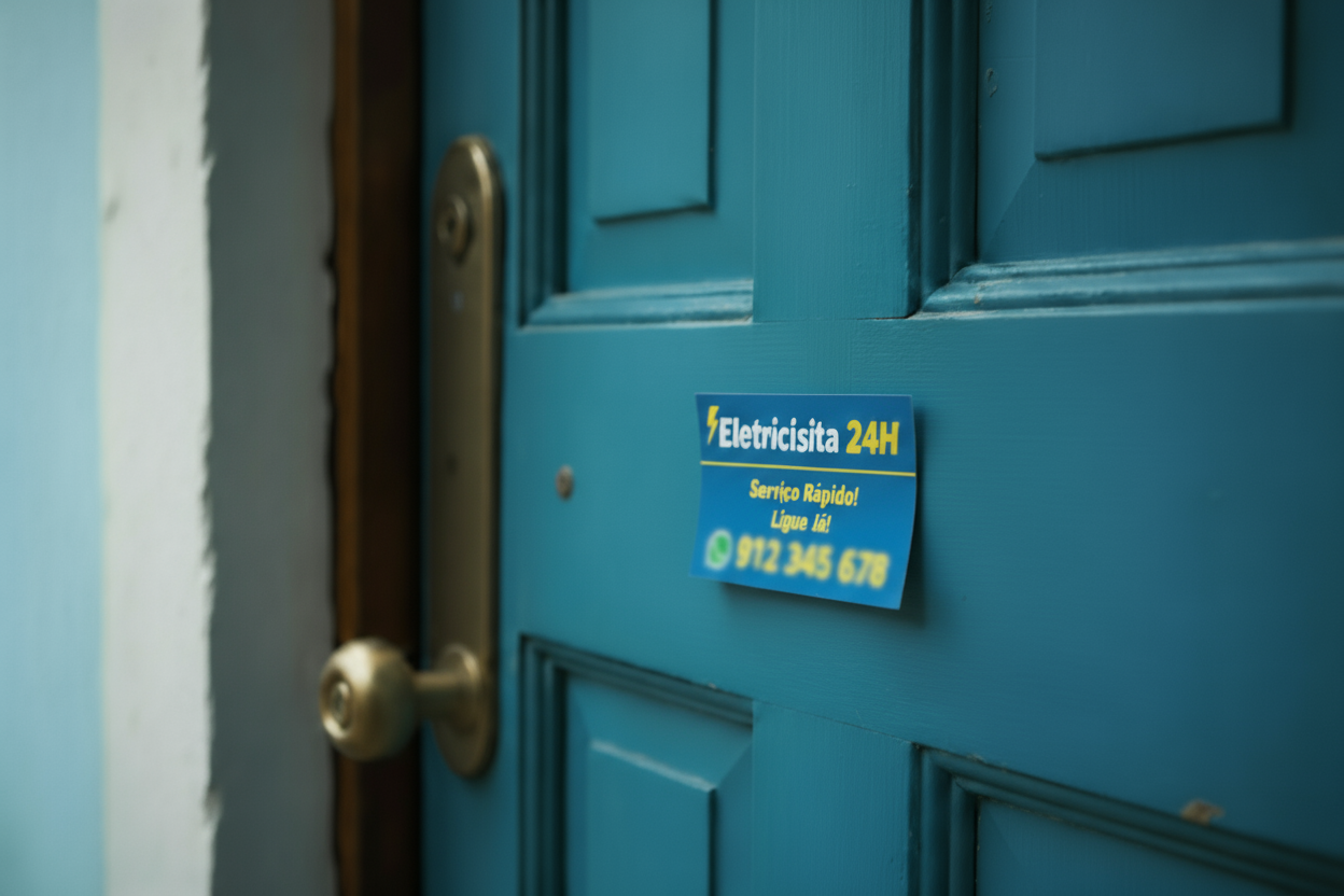 Card left at the door: Find out what it really means and what you should never do.