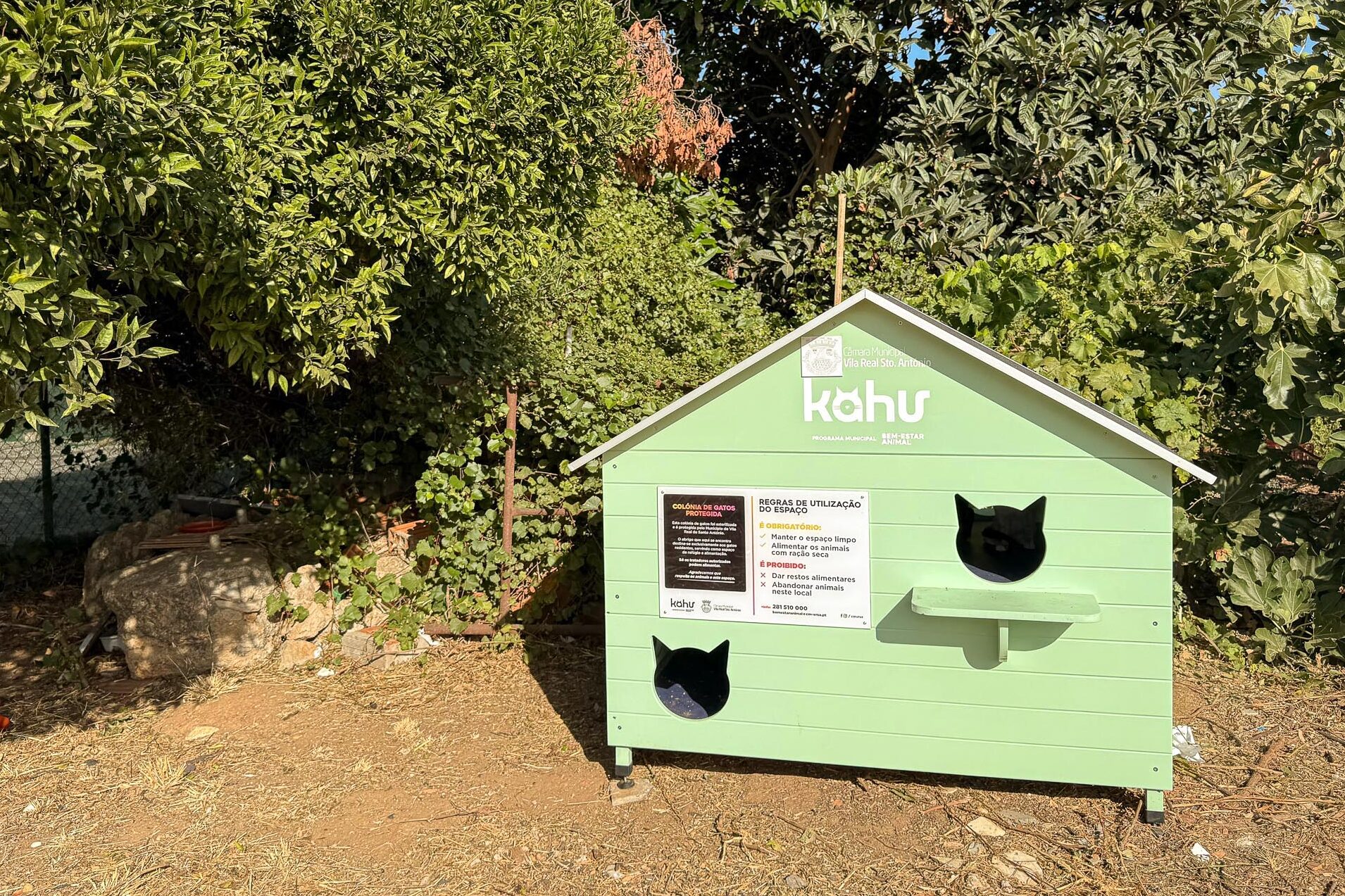 Cat colonies in VRSA have a sterilization, shelter and caregivers