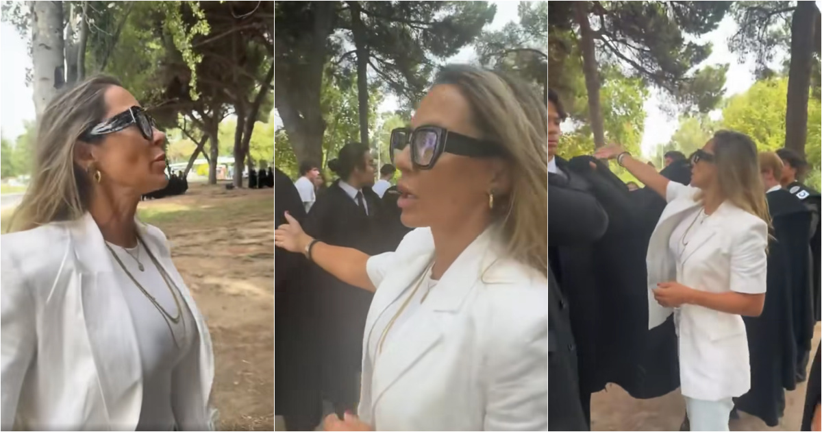 Joana Amaral Dias “invades” academic usual and shows her displeasure with the acts performed by the students