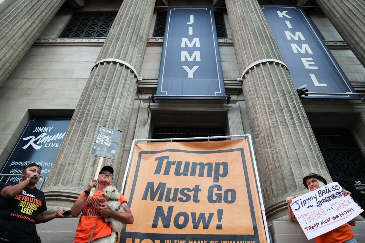 Finally the broadcast of Jimmy Kimmel from ABC - the counter with Trump cost him