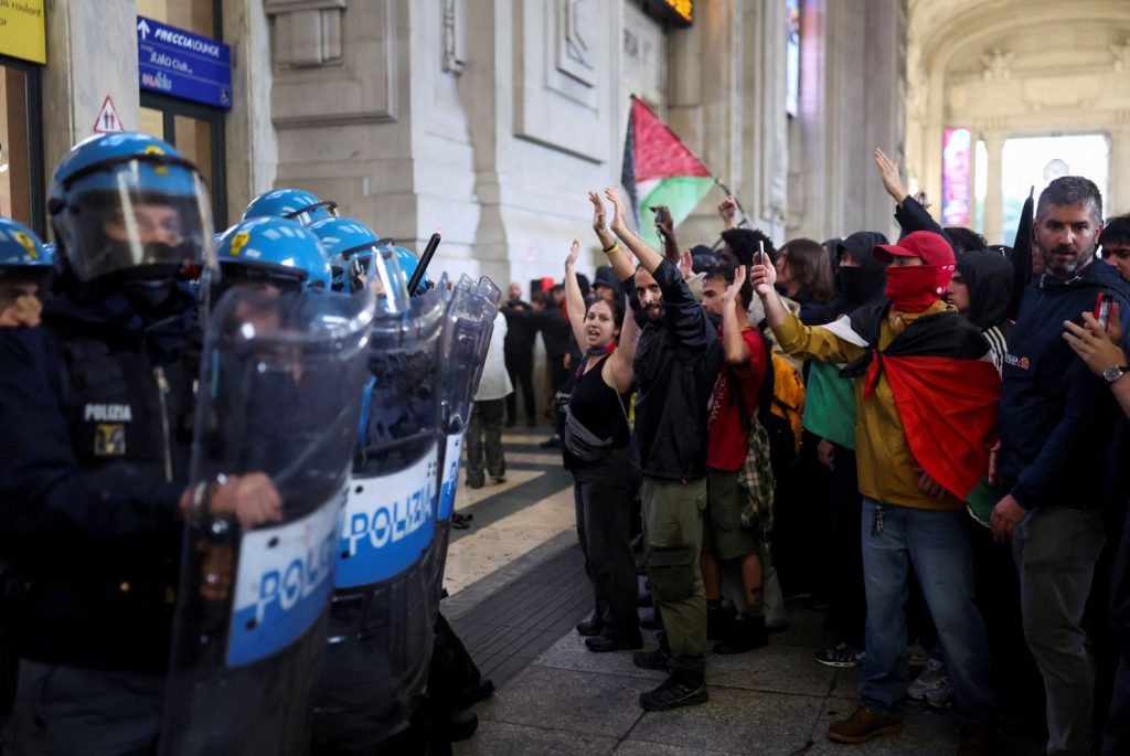 Italy: Episodes and Disasters in Milan with many injuries and arrests