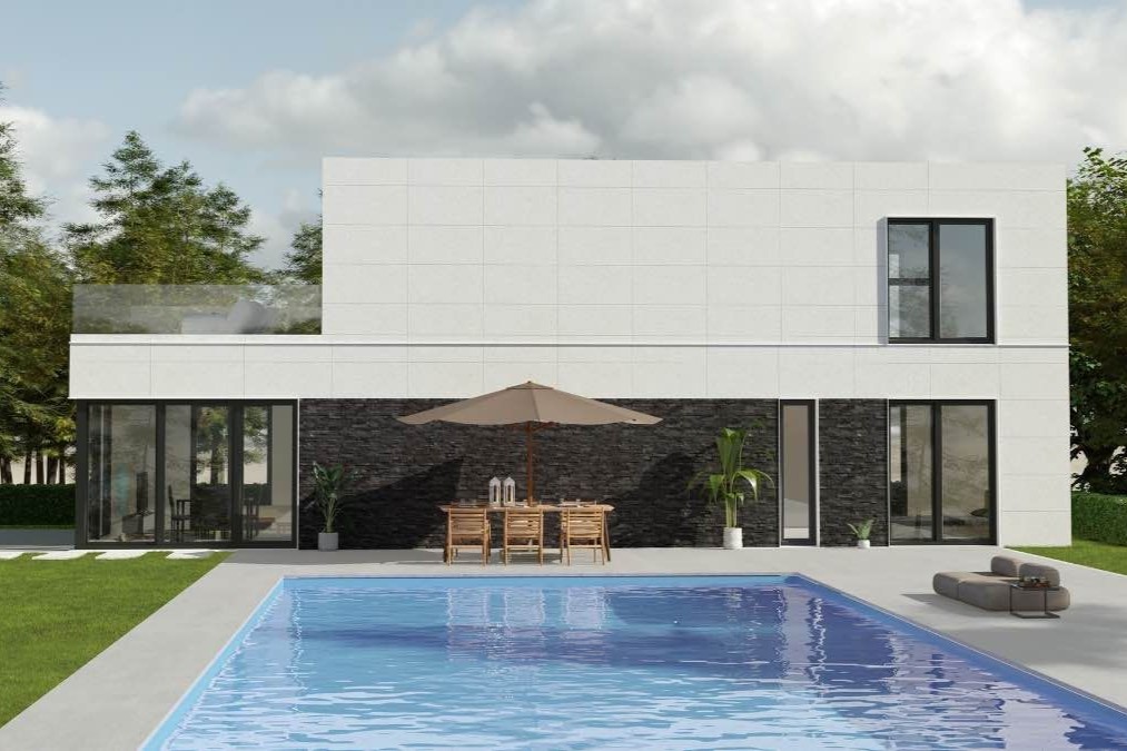 Meet this 175 m² prefabricated house with 2 floors, 4 bedrooms and 2 rooms that have 'devastated' in Spain