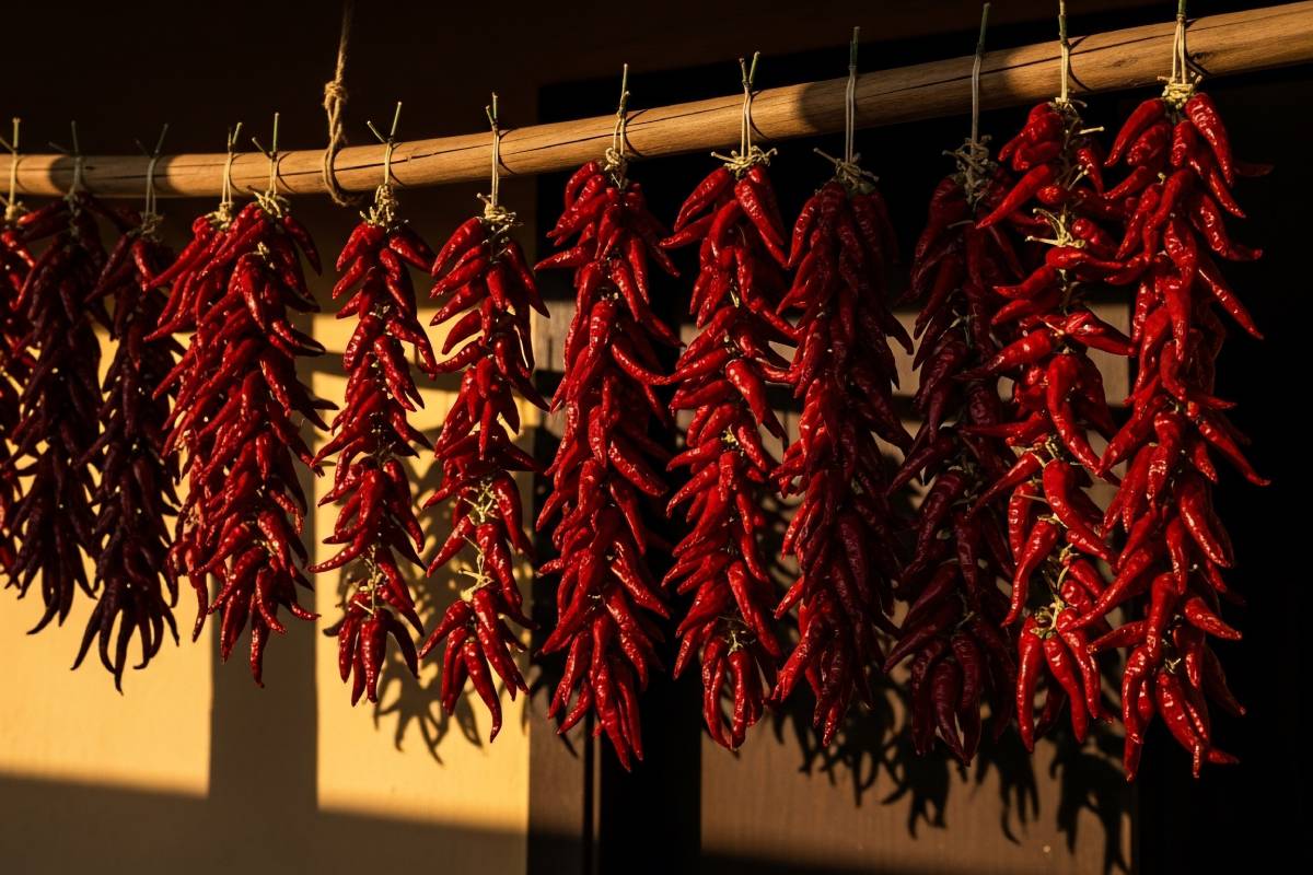 Collection of chillies and how to keep them