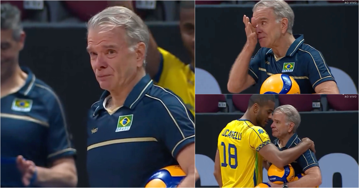 Brazilian volleyball coach loses his mother minutes before a decisive match