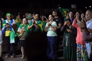 Supporters make vigil for Bolsonaro