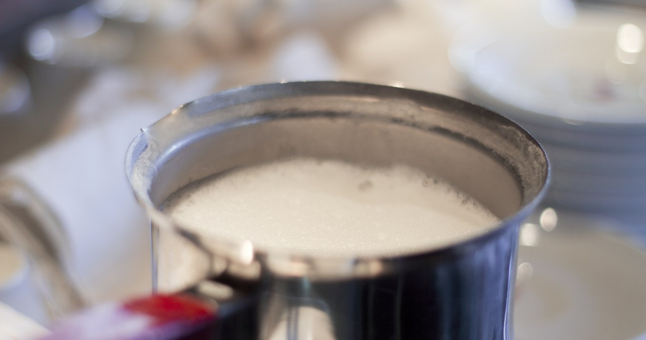 The milk will never boil over again. Just do this before cooking