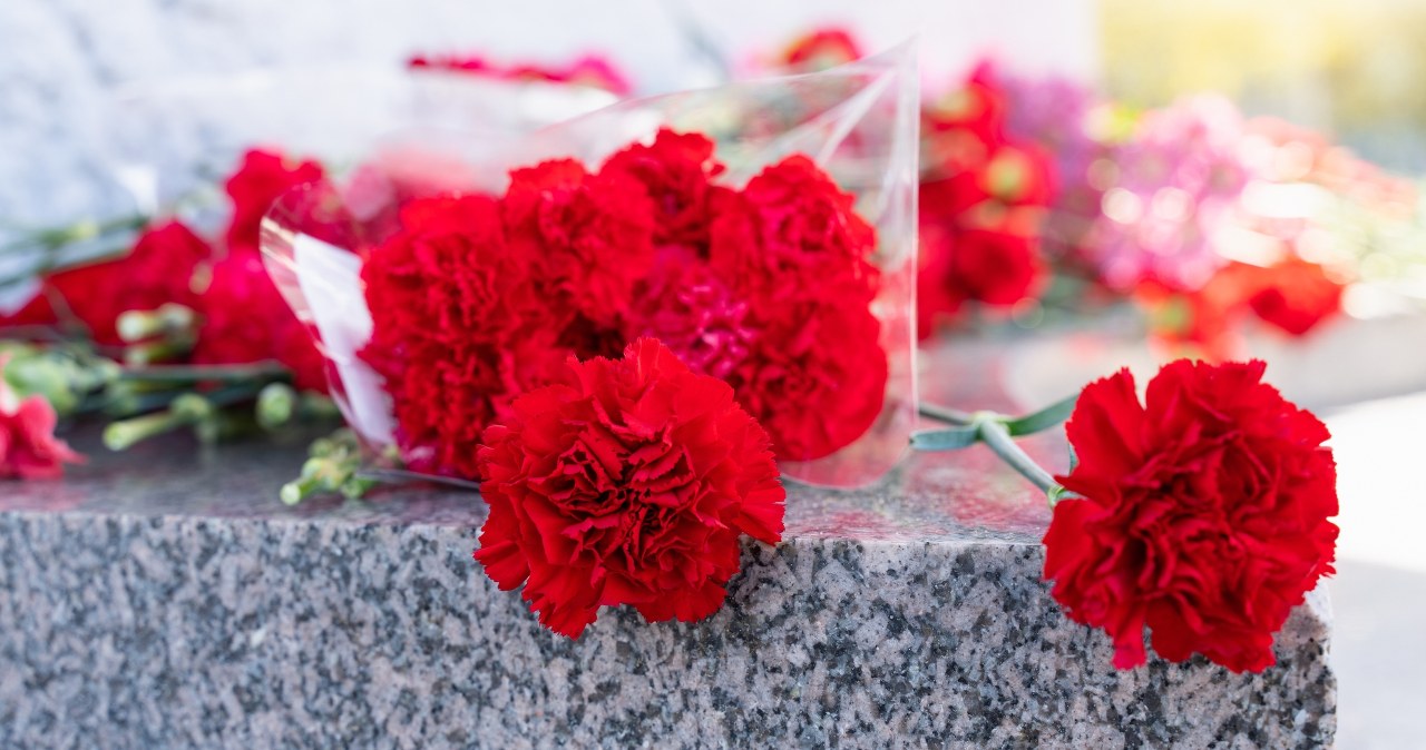 Live flowers uniquely decorate the tombstone. In addition to chrysanthemums, it is worth choosing carnations or asters.
