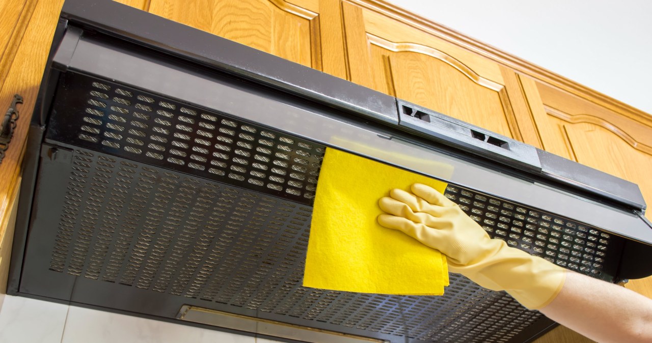 This is how you can quickly clean a dirty hood. You can do without the smelly vinegar