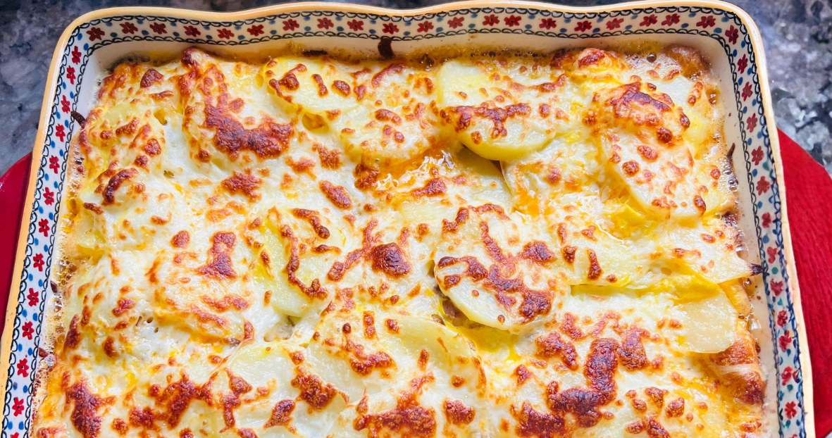 A warming casserole for a quick autumn dinner. One addition will keep you from feeling hungry until dinner