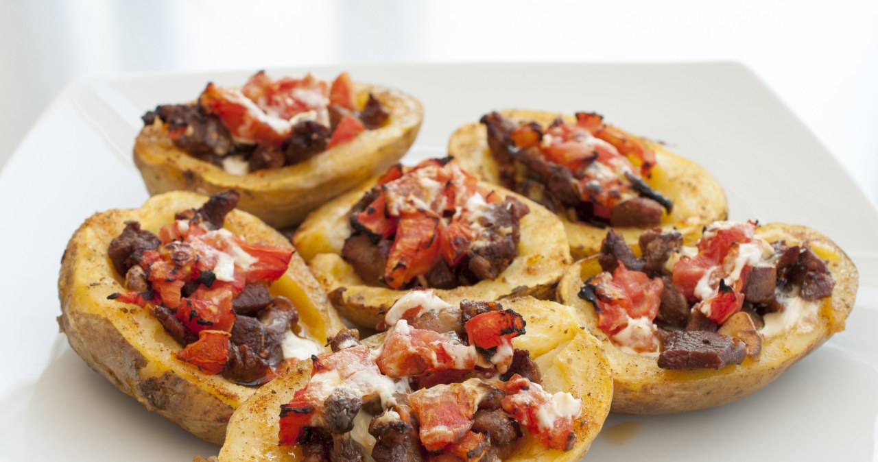 Stuffed potatoes a la zbójnicki style. A perfect dish for colder days