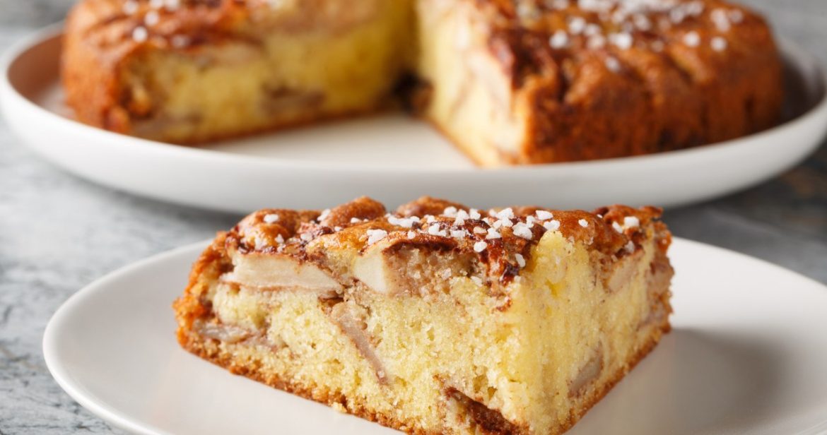 Pear delicacy for afternoon coffee. It won’t end with one Pear delicacy for afternoon coffee. It won't end with one piece