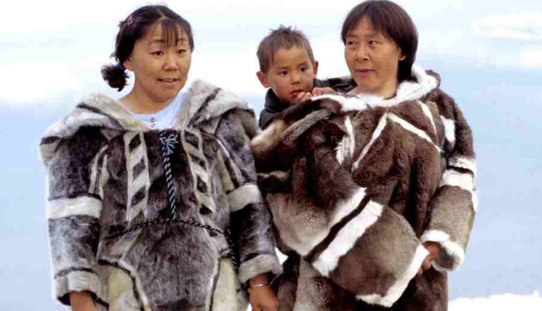 They live on ice, but have dark skin: the Inuit don't need the Sun