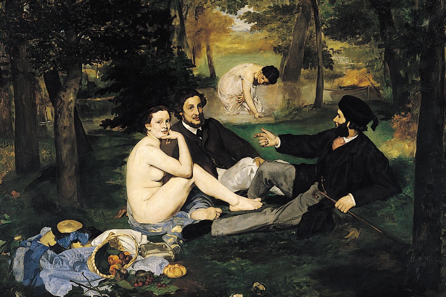 Painter Édouard Manet goes on trial for painting a scandalous scene. Died more than a century ago