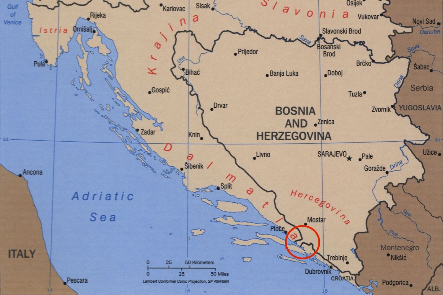 How Croatia unintentionally stole the coast (and tourism) from Bosnia and Herzegovina